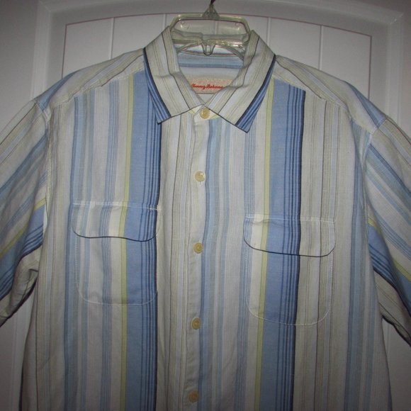 Tommy Bahama Short Sleeves Shirt Men's Medium - Picture 7 of 13